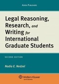 Cover: Legal Reasoning, Research, and Writing for International Graduate Students - Aspen Publishers Inc.,U.S.