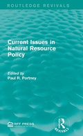 Cover: Current Issues in Natural Resource Policy - Routledge