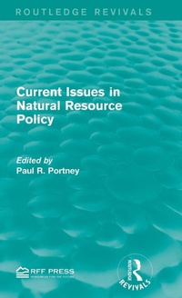 Enlarge image Cover: Current Issues in Natural Resource Policy - Routledge