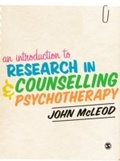 Cover: An Introduction to Research in Counselling and Psychotherapy - SAGE Publications Ltd