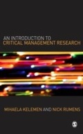 Cover: An Introduction to Critical Management Research - SAGE Publications Ltd