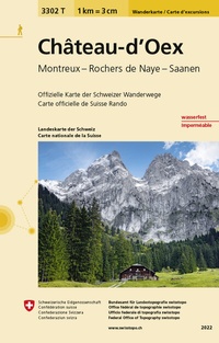 Abbildung von: 3302T Château-d'Oex Carte d'excursions - swisstopo