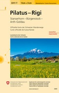 Cover: 3311T Pilatus - Rigi Wanderkarte - swisstopo