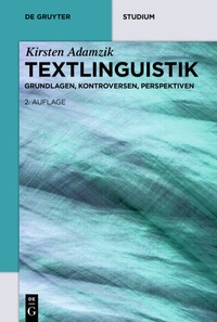 Abbildung von: Textlinguistik - De Gruyter