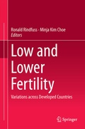 Cover: Low and Lower Fertility - Springer