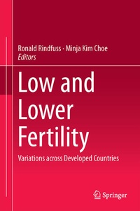 Enlarge image Cover: Low and Lower Fertility - Springer