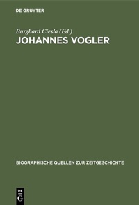 Abbildung von: Johannes Vogler - De Gruyter Oldenbourg