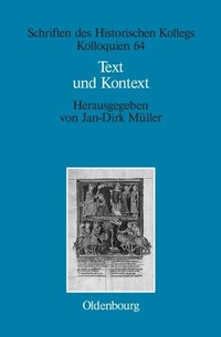 Enlarge image Cover: Text und Kontext - De Gruyter Oldenbourg