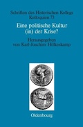 Cover: Eine politische Kultur (in) der Krise? - De Gruyter Oldenbourg
