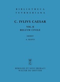 Cover: Gaius Iulius Caesar: Commentarii rerum gestarum / Commentarii belli civilis - De Gruyter