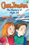 Cover: Cam Jansen: The Mystery of Flight 54 #12 - Puffin Books