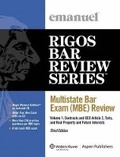 Cover: Multistate Bar Exam (MBE) Review Volume 1 2009 Edition - Aspen Publishers