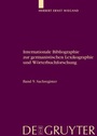 Cover: Herbert Ernst Wiegand: Internationale Bibliographie zur germanistischen... / Register - De Gruyter