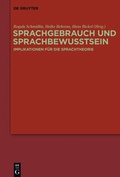 Cover: Sprachgebrauch und Sprachbewusstsein - De Gruyter Mouton