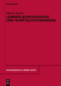 Abbildung von: Lernerlexikographie und Wortschatzerwerb - De Gruyter