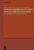 Cover: Sprachgebrauch und Sprachbewusstsein - De Gruyter