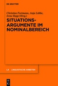 Cover: Situationsargumente im Nominalbereich - De Gruyter Mouton