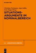 Cover: Situationsargumente im Nominalbereich - De Gruyter