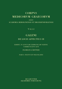 Abbildung von: Galeni De locis affectis I-II - De Gruyter