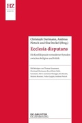 Cover: Ecclesia disputans - De Gruyter Oldenbourg