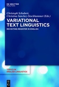Cover: Variational Text Linguistics - De Gruyter Mouton