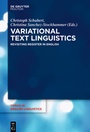 Cover: Variational Text Linguistics - De Gruyter Mouton