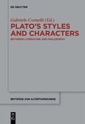 Cover: Plato's Styles and Characters - De Gruyter