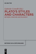 Cover: Plato's Styles and Characters - De Gruyter