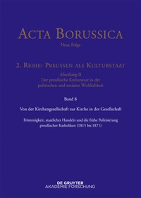 Abbildung von: Von der Kirchengesellschaft zur Kirche in der Gesellschaft - De Gruyter Akademie Forschung