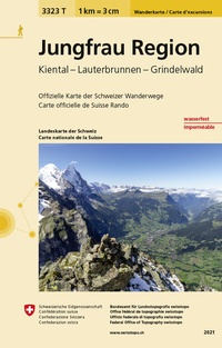 Abbildung von: 3323T Jungfrau Region Wanderkarte - swisstopo