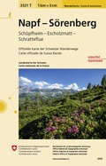 Cover: 3321T Napf - S&ouml;renberg Wanderkarte - swisstopo