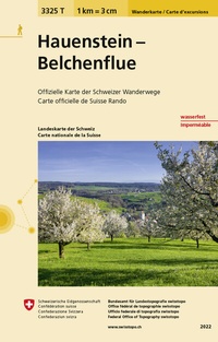 Abbildung von: 3325T Hauenstein - Belchenflue Wanderkarte - swisstopo