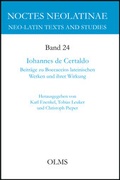 Cover: Iohannes de Certaldo - Georg Olms Verlag