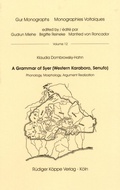 Cover: A Grammar of Syer (Western Karaboro, Senufo) - K&ouml;ppe, R
