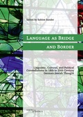 Cover: Language as Bridge and Border - Hentrich und Hentrich Verlag Berlin
