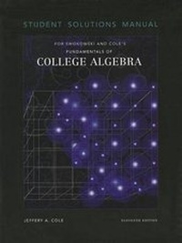 Enlarge image Cover: SSM Fund of Coll Alg 11e - Brooks/Cole