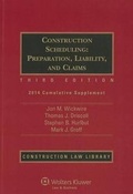 Cover: Construction Scheduling: Preparation, Liability, and Claims 2014cumulative Supplement - Wolters Kluwer Law & Business
