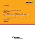 Cover: Ausgew&auml;hlte Fragen der bilanziellen Abgrenzung von Eigen- und Fremdkapital bei Familienunternehmen - GRIN Verlag