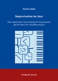 Cover: Improvisation im Jazz - Kovac, Dr. Verlag