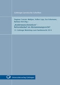 Cover: "Kinderwunschmedizin" - Reformbedarf im Abstammungsrecht? - Universit&auml;tsverlag G&ouml;ttingen