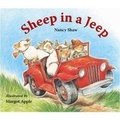 Cover: Sheep in a Jeep Lap-sized Board Book - Houghton Mifflin
