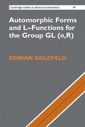 Cover: Automorphic Forms and L-Functions for the Group GL(n,R) - Cambridge University Press