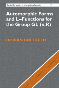 Enlarge image Cover: Automorphic Forms and L-Functions for the Group GL(n,R) - Cambridge University Press
