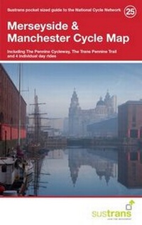Enlarge image Cover: Merseyside & Manchester Cycle Map 25 - Sustrans