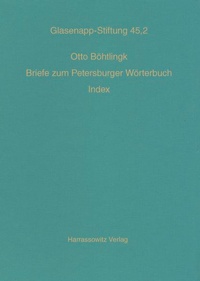 Enlarge image Cover: Otto Böhtlingk an Rudolf Roth - Harrassowitz Verlag