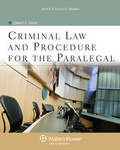 Cover: Criminal Law and Procedure for the Paralegal - Aspen Publishers Inc.,U.S.