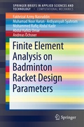Cover: Finite Element Analysis on Badminton Racket Design Parameters - Springer
