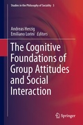 Cover: The Cognitive Foundations of Group Attitudes and Social Interaction - Springer