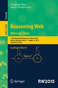 Cover: Reasoning Web. Web Logic Rules - Springer