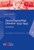 Cover: Deutschsprachige Literatur 1933-1945 - Erich Schmidt Verlag
